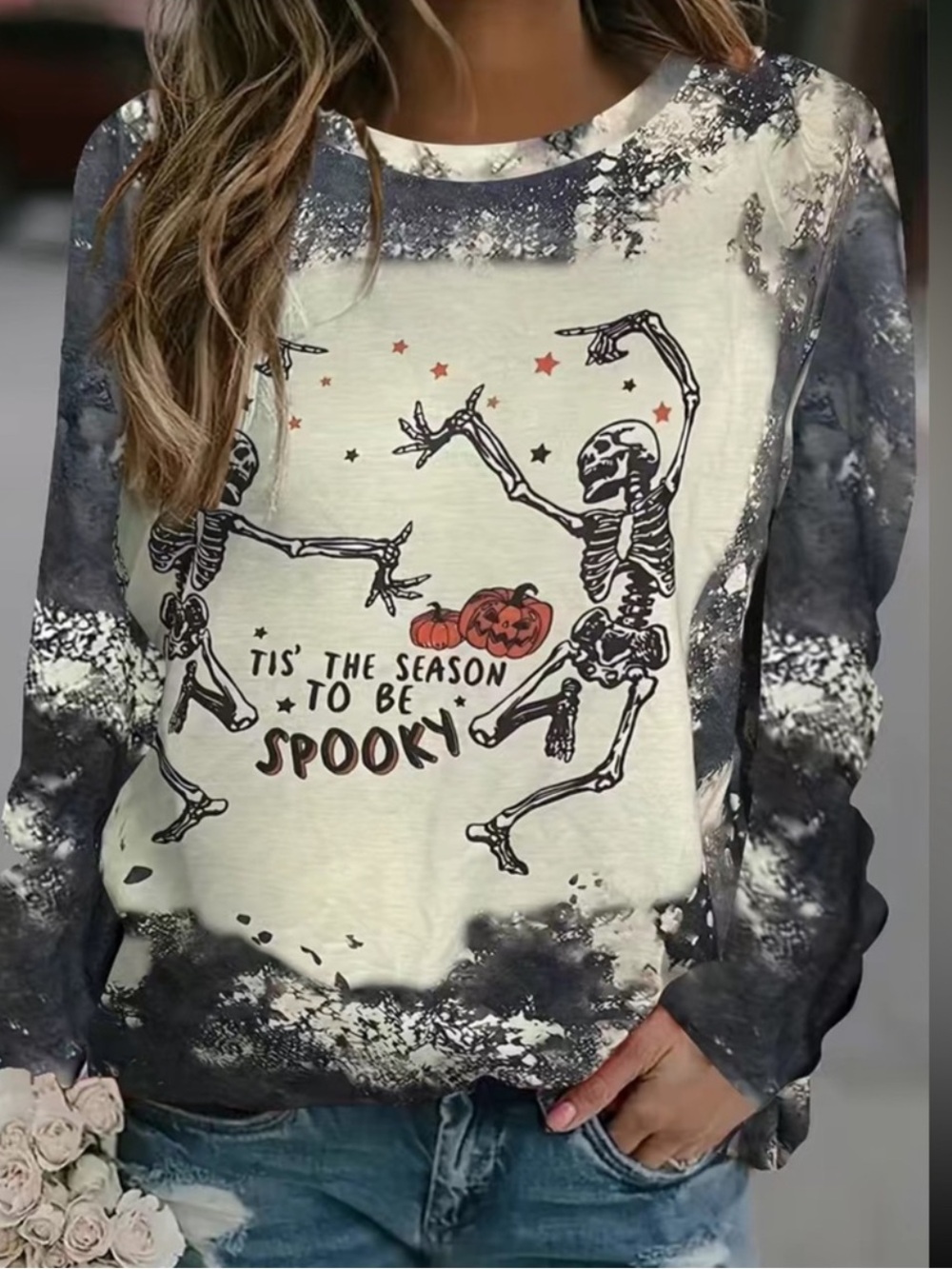 New, Spooky Season Long Sleeve Shirt